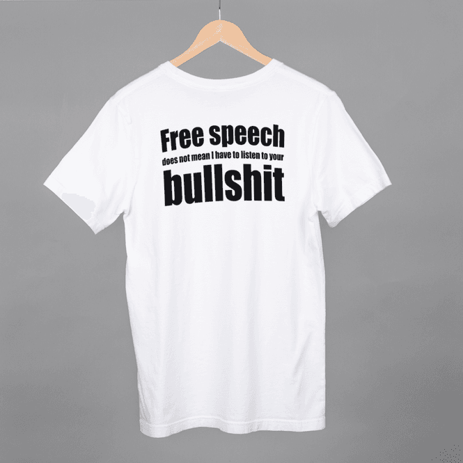 Hovedbilde T-Skjorte - Free speech